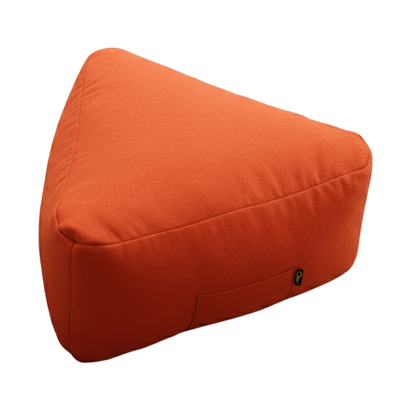 เบาะรองนั่งทรงสามเหลี่ยม RENITA HOME รุ่น ONIGIRI POUF สีส้ม